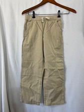 Wonder Nation Pull On Pants Boys light Khaki Carpenter U pick 100 cotton NEW