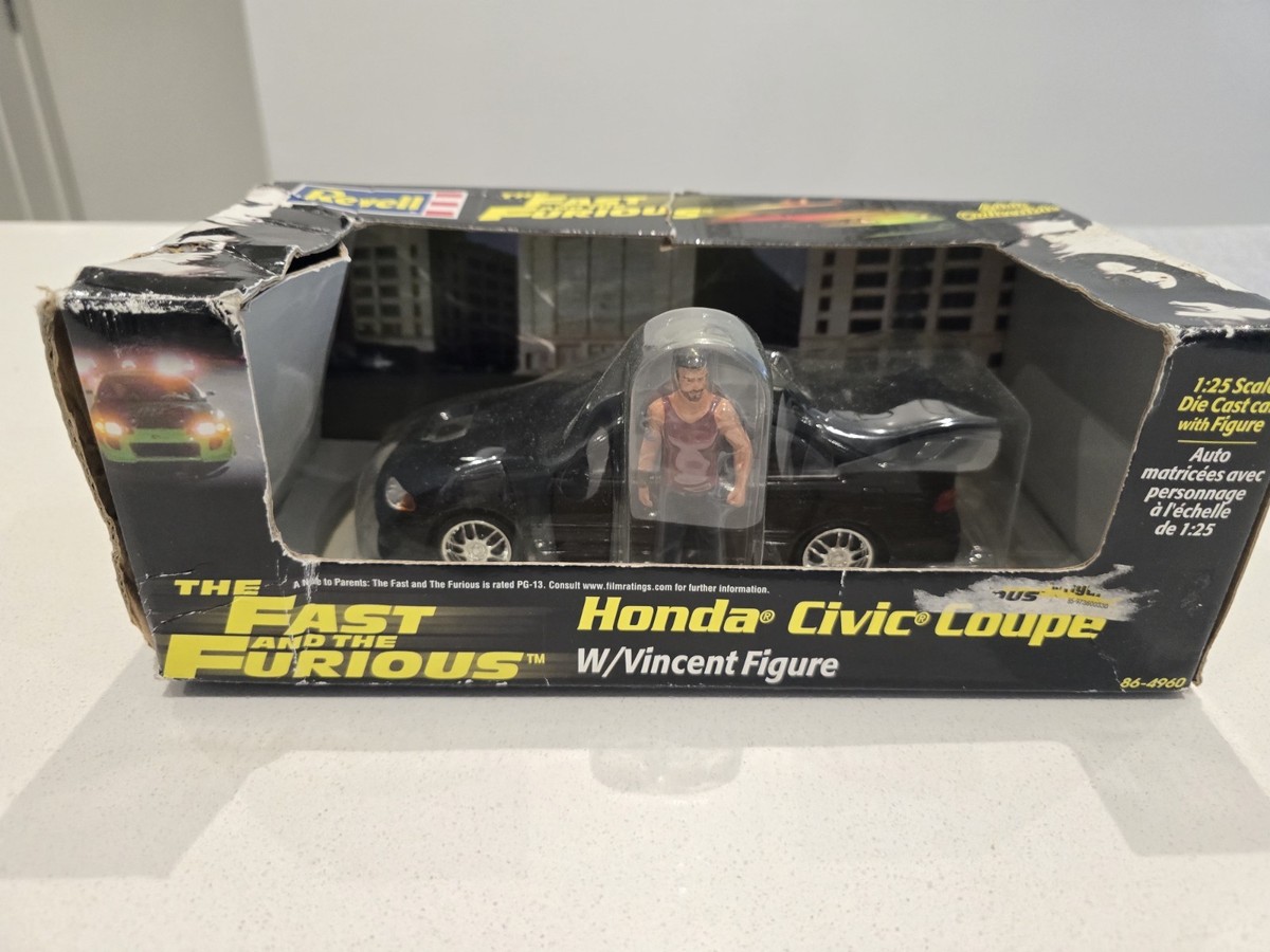 Revell Honda Civic Coupe 1/25 シビック EJ1 Revell 1:25 Scale Diecast Car Fast and Furious Honda Civic Coupe