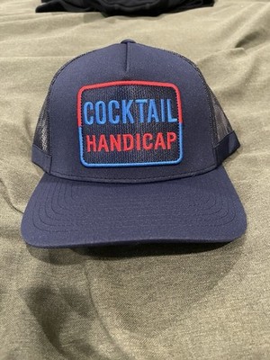 G/Fore Golf Cocktail Handicap Snapback Hat Cap Navy Trucker Mesh Back ...
