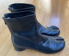 Cuctos Split Toe Ankle Boots Women's Black Tabi Boots Japanese Ninja Size 6 M