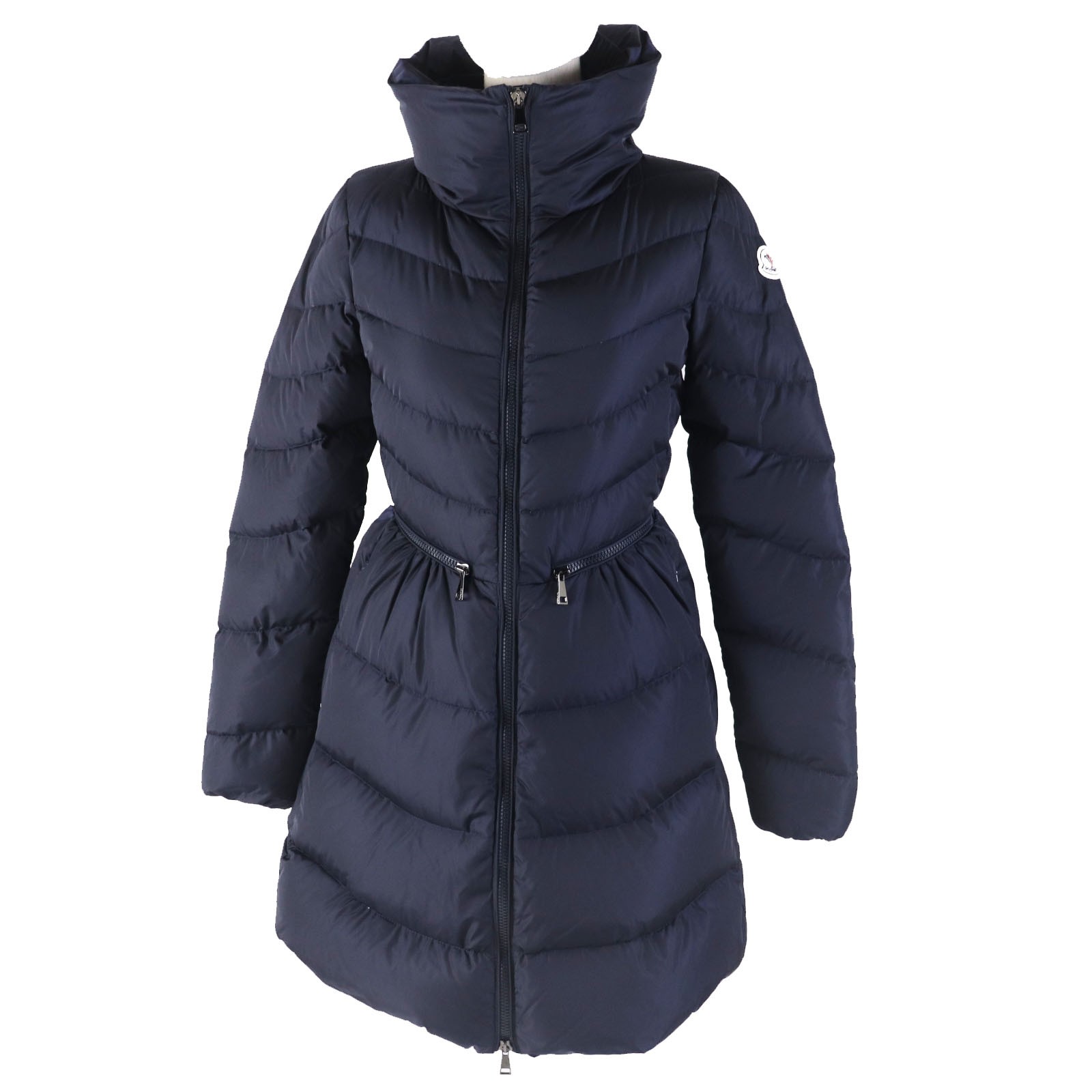 MONCLER down coat MIRIELON Beautiful silhouette with patch Navy Nylon Women 00