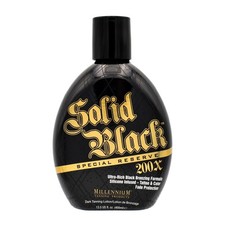 Millennium Tanning Solid Black Special Reserve 200X, Tanning Lotion w/Tattoo ...