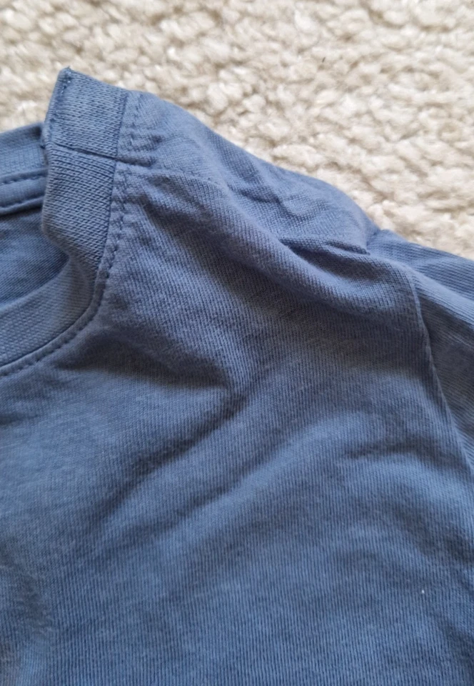 Blaues Langarmshirt, Größe 74 / 80 - Bild 4 von 4