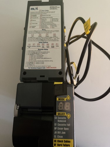 MEI MARS CPI VN 2712R Bill Recycler $1 $5 $10 $20 Validator Acceptor 2702 2712 - Picture 1 of 5