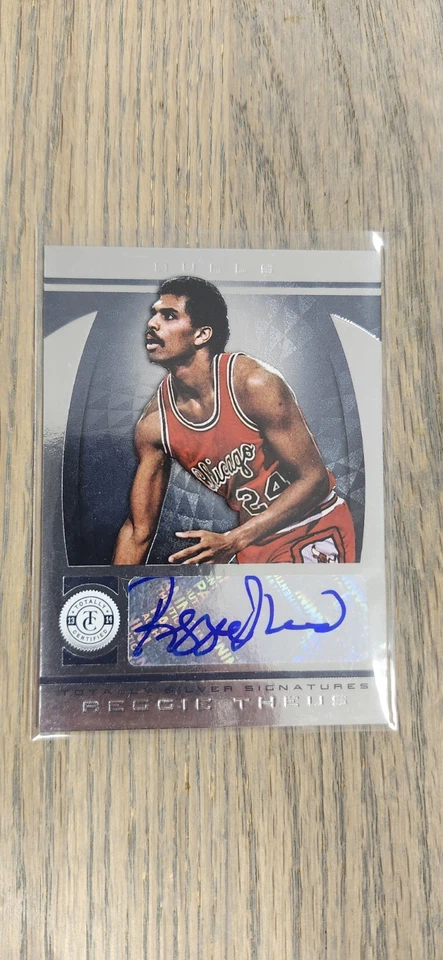 2013-14 Panini Certified Reggie Theus Auto Chicago Bulls Hang Time UNLV Silver - Image 2 of 4