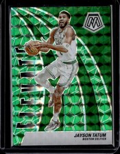 2023-24 Panini Mosaic #3 Jayson Tatum Elevate Mosaic Green