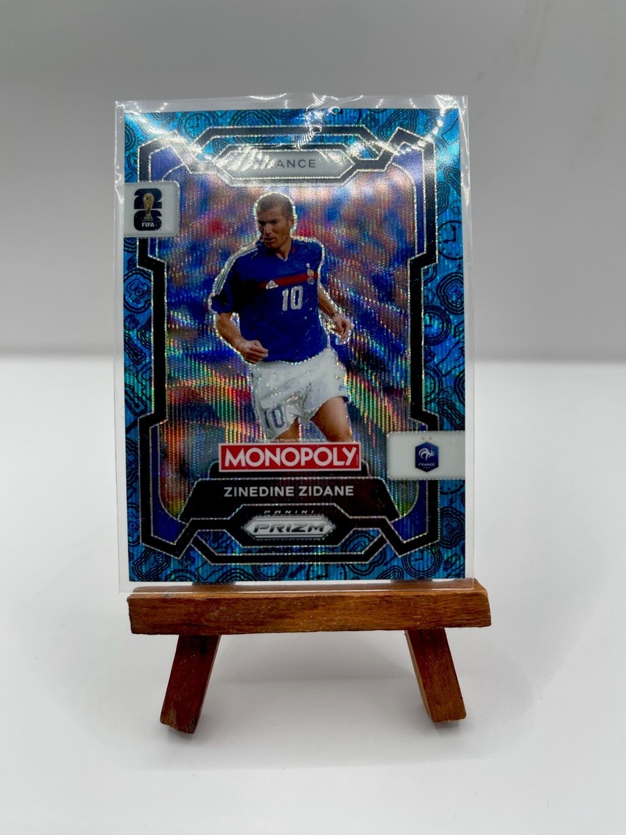 Zinedine Zidane 2026 Monopoly FIFA World Cup Prizm Blue Wave