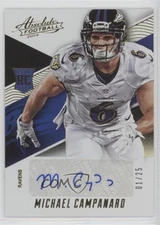 2014 Panini Absolute Auto Spectrum Gold 1/25 Michael Campanaro Rookie RC a8x