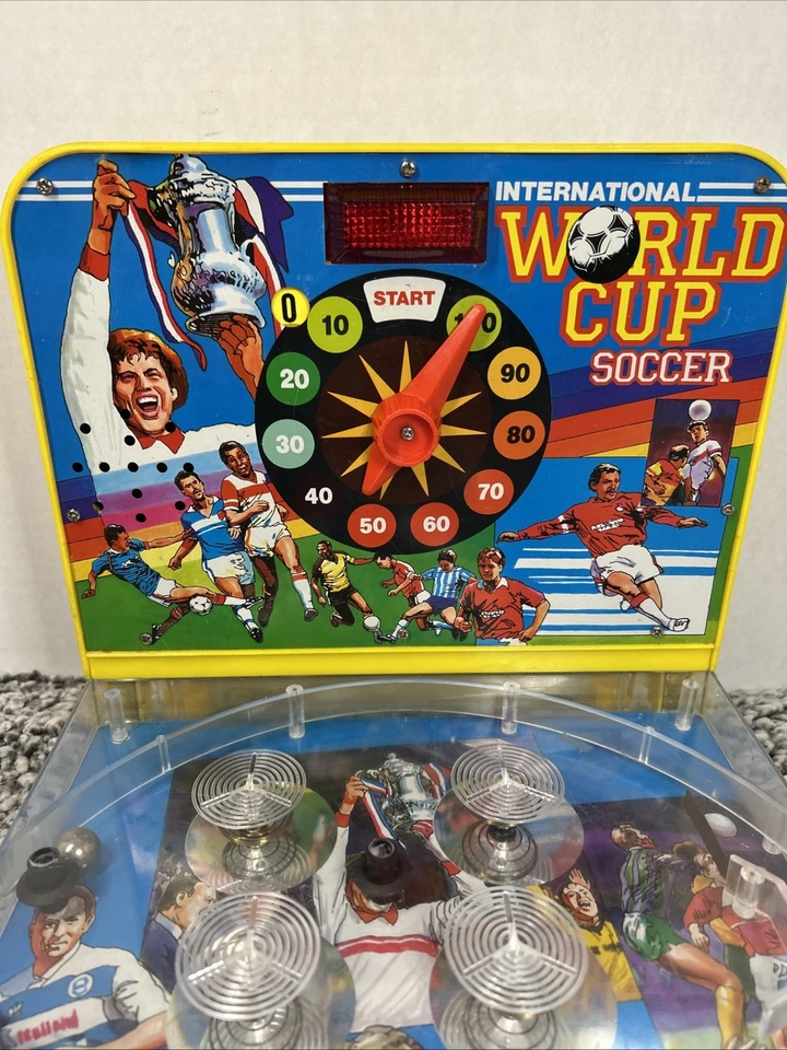 RARE Vintage 1978 Table Top Pinball Machine Soccer World Cup - Working - Image 2 of 4