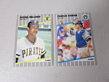 Lot of 2 1989 Fleer Baseball Cards