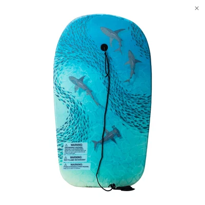 Surfboard Bodyboard Boogie Board For Beach w/ Strap 33"Lightweight Portable NEW