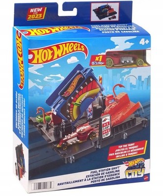 Hot Wheels Tankstelle City Fun Fuel Station   Spielset Shift City