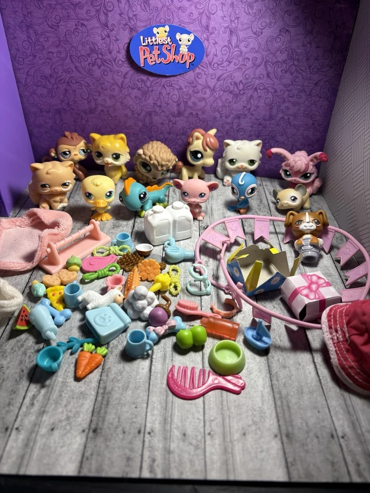 ¡Lote Littlest Let Shop ENORME! Mascotas, accesorios, tarjetas, monedas, lápiz superior, más Foto 2 de 4