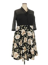 Assorted Brands Women Black Casual Dress 18 Plus