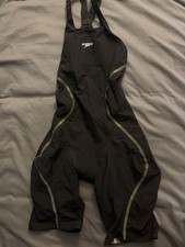 Speedo Women's Fastskin LZR Pure Intent 2.0 Sz 24 Open Back Kneeskin Tech Suit