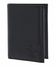 oxmox Leather RFID Protect Freedom Pigeon Embossed Black