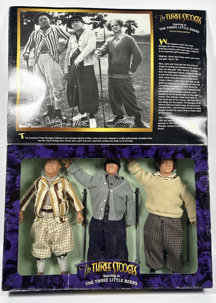 The Three Stooges Cartoon & TV Character Action Figures with