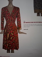 Diane Von Furstenberg Pink Leopard Wrap Dress AS0 Amy Winehouse Size US4 UK 8