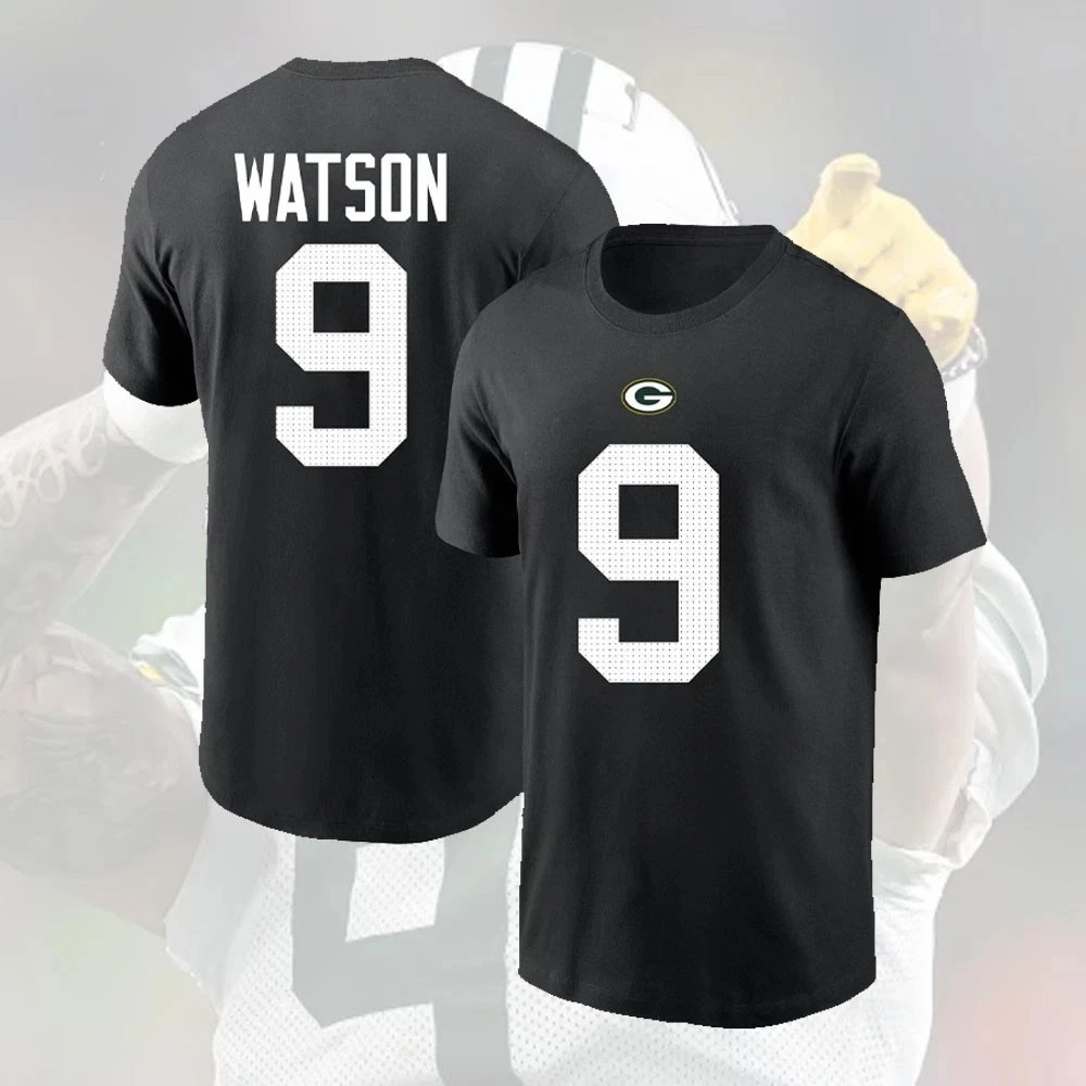 Christian Watson #9 Green Bay Packers Name and Number