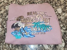 SUPERDRY Womens Graphic Hoodie Jumper UK 12 US 8 Medium Plum Cotton Heavyweight