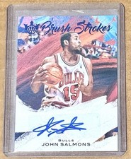2020-21 Panini Court Kings Brush Strokes John Salmons #BR-JSA Sapphire /25 (AU)