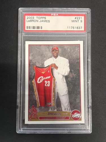 2003 Topps LeBron James #221 PSA 9