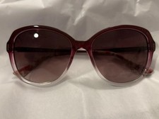 Isaac Mizrahi 31259 Sunglasses Rose Gold/Purple Frame. 56 16 142