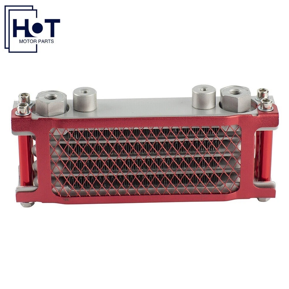 Kit de radiador de refrigeración de enfriador de aceite de motor universal para CRF XR KLX motocicleta Foto 4 de 4