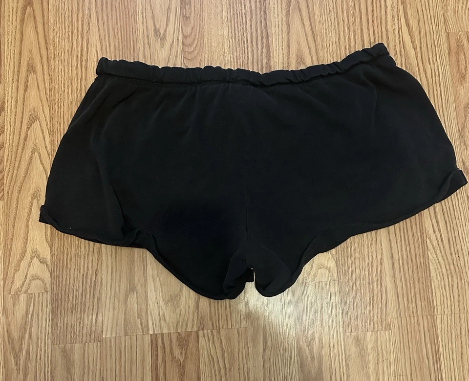 Victoria’s Secret Pink Vintage Black Rainbow Boyfriend Shorts L - Image 2 of 4