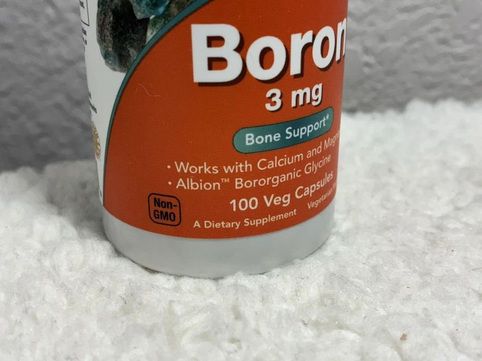 Now Foods Boro 3 mg 100 cápsulas ~ Soporte óseo ~ Exp. 03/2028 ¡ENVÍO GRATUITO! Foto 3 de 4