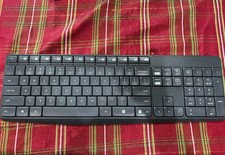 Logitech Black K235 Wireless RF Membrane Keyboard Lightly Used