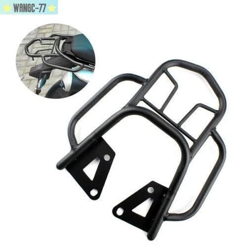 Tail Fin Luggage Rack Black Accessories 1PC Motorcycle Rear Shelf Refitted Box - Изображение 2 из 4