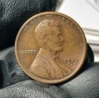1917-S Lincoln Wheat Cent In XF/Details Condition