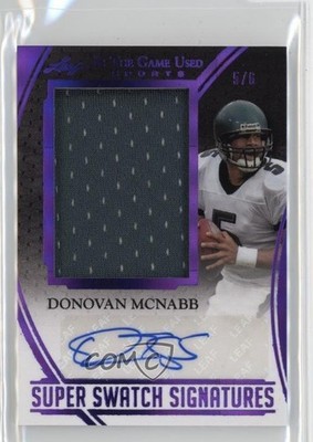 2025 Leaf ITG Used Sports Purple Holo 5/6 Donovan McNabb #SS-DM1 Auto 14hk