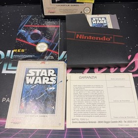 STAR WARS NINTENDO NES GIG PAL A ITALIANO ORIGINALE USATO COMPLETO LIBRETTI