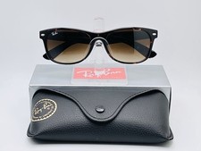 Ray-Ban RB2132 New Wayfarer 55mm Unisex Sunglasses - Havana Frame / Brown Lens
