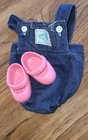 Vintage Lot  Cabbage Patch Kids Outfit Jumper, Pink Shoes