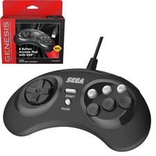 Retro-Bit Official Sega Genesis USB Controlle...