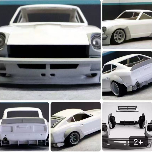 For Nissan 240z Rocket Rabbit Unpainted Model Toys 1/24th