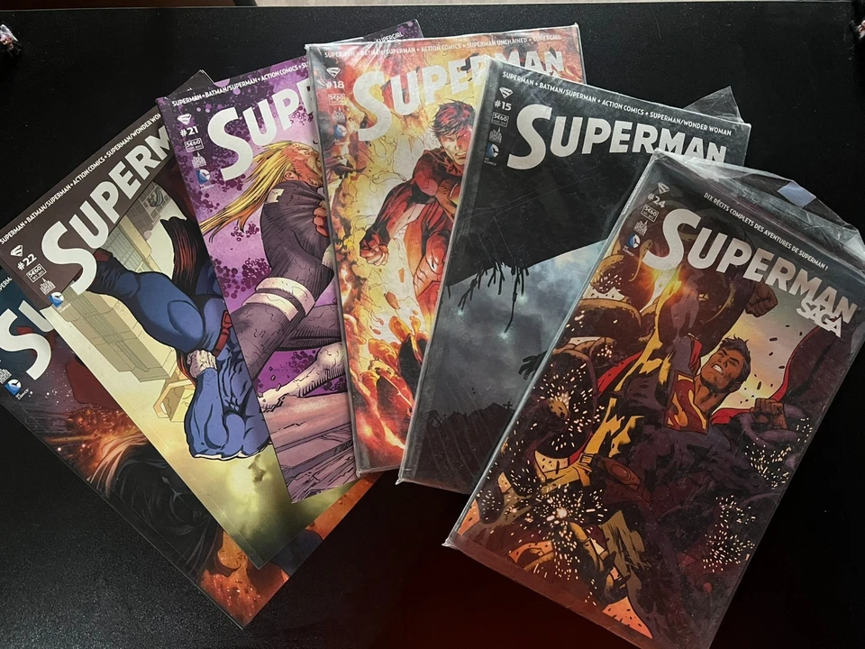 Lot de 6 comics Superman Saga - DC comics - 2015 - Photo 1/4
