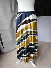 MNG Mango Multicolored Midi Pleated Skirt New with Tag