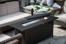 57" LP Aluminum Firepit 50K Btu with Dining Lid