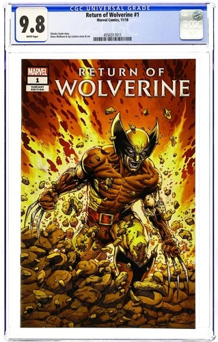 Return of Wolverine 1G McNiven Brown Variant CGC 9.8 2018 4550317011