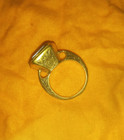 Antique 22K Yellow Electroplated Gold Indian Royalty Signet Ring Appraised $800