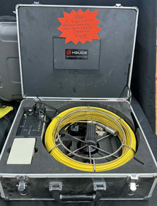 HBUDS Pipe Camera, 50M/165ft Cable, 7 Inch LCD, W/ Bonus Transmitter