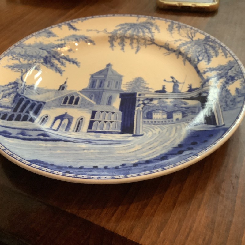 Lot Of 2 Pottery  Barn China 9” Sophia Chinoise Plates