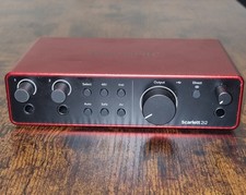 Focusrite Scarlett 2i2 4th Gen USB-C Audio Interface