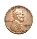 1942 S Lincoln Wheat Cent, Penny, fine