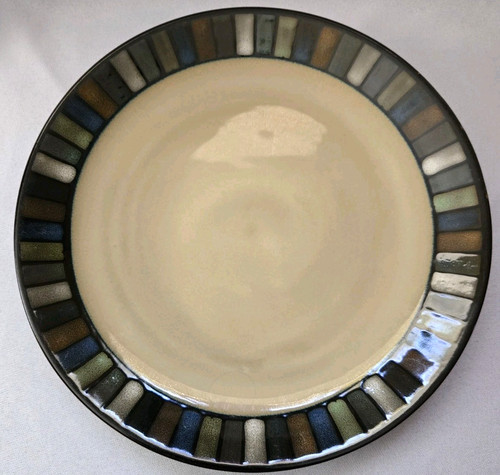 SET OF 4 SONOMA VALLEJO BLUE DINNER PLATE(S) 11"