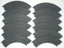 TYCO MATTEL 9" 1/4 CURVE TRACK 12 PC VN COND CLEAN RACE READY